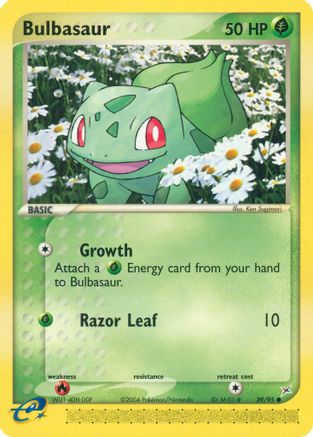 Bulbasaur (39)/95 Common Reverse Holofoil