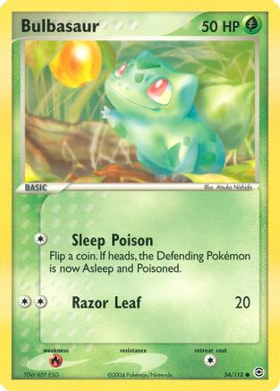 Bulbasaur - 054/112 (54)/112 Common Reverse Holofoil