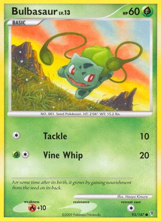 Bulbasaur (93)/147 Common Reverse Holofoil