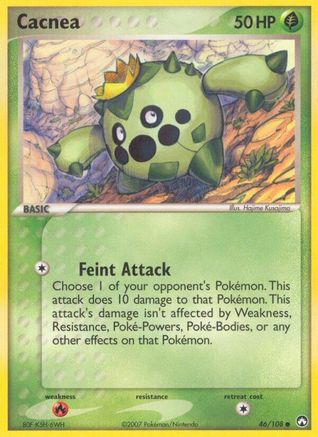 Cacnea (46)/108 Common Reverse Holofoil