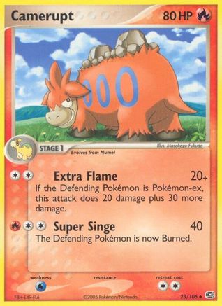 Camerupt (23)/106 Uncommon