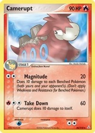 Camerupt (36)/110 Uncommon