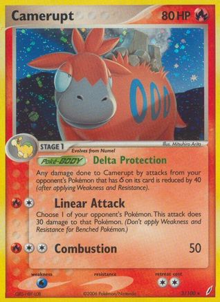 Camerupt (3)/100 Holo Rare Holofoil