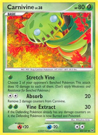 Carnivine (43) (43)/127 Uncommon