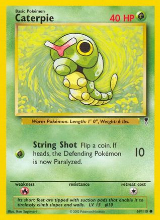 Caterpie (69)/110 Common Reverse Holofoil