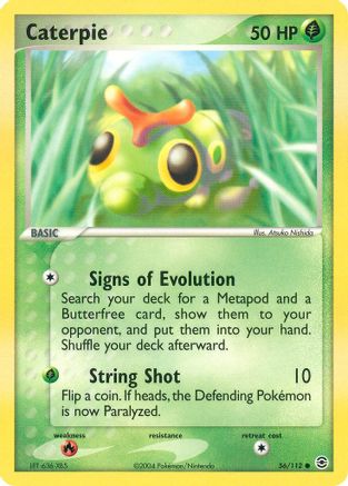 Caterpie (56)/112 Common Reverse Holofoil