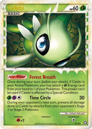 Celebi (Prime) (92)/102 Ultra Rare Holofoil