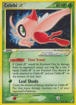 Celebi Star (100)/100 Ultra Rare Holofoil