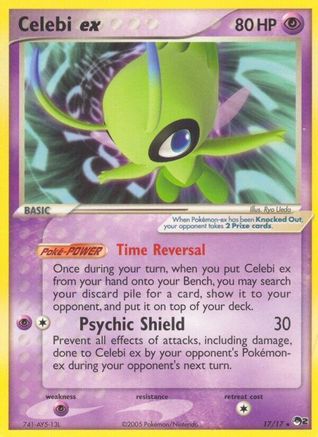 Celebi ex (Non-Holo) (17)/17 Ultra Rare