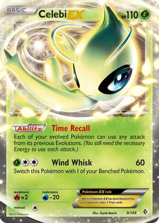 Celebi EX (9)/149 Ultra Rare Holofoil