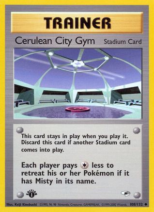 Cerulean City Gym (108)/132 Uncommon Unlimited