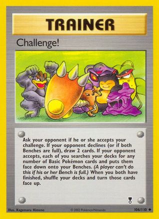 Challenge! (106)/110 Uncommon Reverse Holofoil