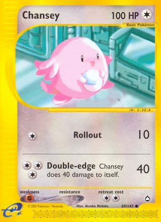Chansey (69)/147 Common Reverse Holofoil