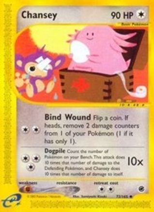 Chansey (72)/165 Uncommon Reverse Holofoil