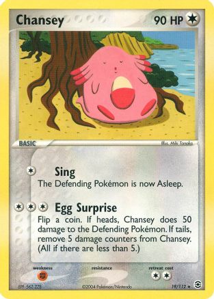 Chansey (19)/112 Rare Reverse Holofoil