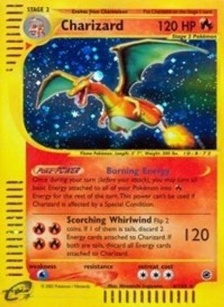 Lightly Played Charizard (6) (6)/165 Holo Rare Holofoil (Cabinet-LP)
