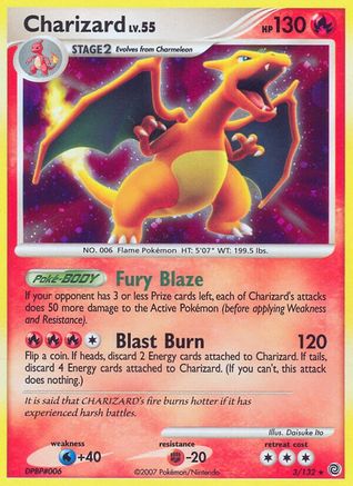 Charizard (3)/132 Holo Rare Holofoil