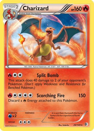 Charizard (20)/149 Holo Rare Reverse Holofoil