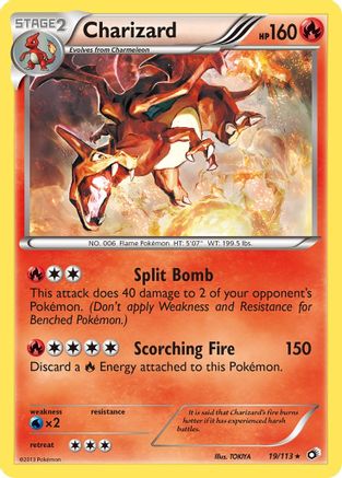 Charizard (19)/113 Holo Rare Reverse Holofoil (Cabinet-NM)