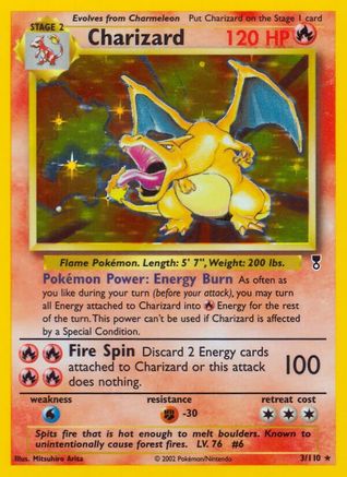 Charizard (3)/110 Holo Rare Reverse Holofoil