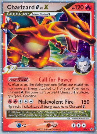 Charizard G LV.X - DP45 (DP45)/56 Promo Holofoil (Cabinet-NM)