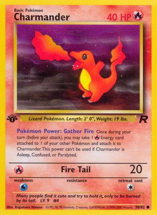 Charmander (50)/82 Common 1st Edition
