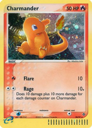 Charmander (98)/97 Secret Rare Holofoil