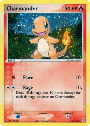 Charmander - 113/112 (113)/112 Secret Rare Holofoil