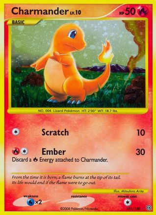 Charmander (101)/100 Secret Rare Holofoil