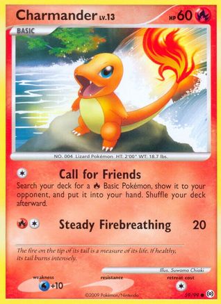Charmander (59)/99 Common Reverse Holofoil