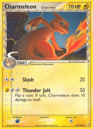 Charmeleon (Delta Species) (30)/100 Uncommon Reverse Holofoil