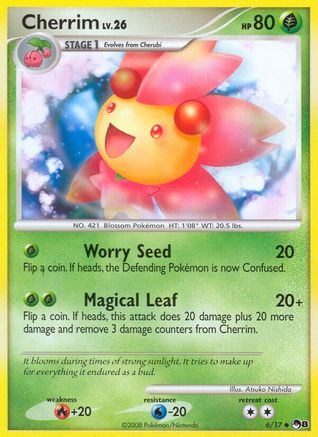 Cherrim (6)/17 Uncommon Reverse Holofoil