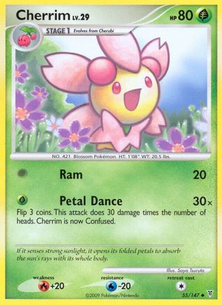 Cherrim (55)/147 Uncommon Reverse Holofoil