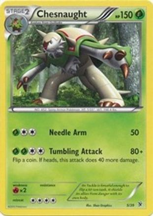 Chesnaught/39 Common Holofoil