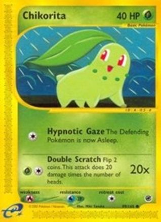 Chikorita (99) (99)/165 Common Reverse Holofoil