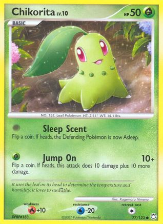 Chikorita (77)/123 Common Reverse Holofoil