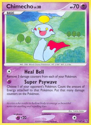 Chimecho (21)/147 Rare Reverse Holofoil