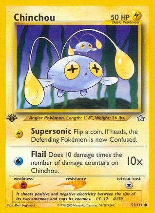 Chinchou (55)/111 Common 1st Edition