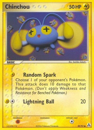 Chinchou (50)/92 Common