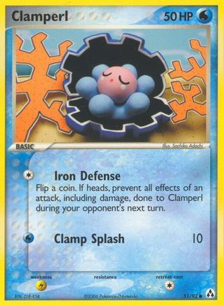 Clamperl (51)/92 Common Reverse Holofoil