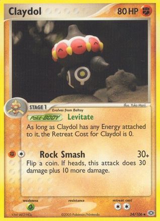 Claydol (24)/106 Uncommon