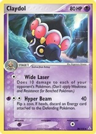 Claydol (38)/110 Uncommon Reverse Holofoil