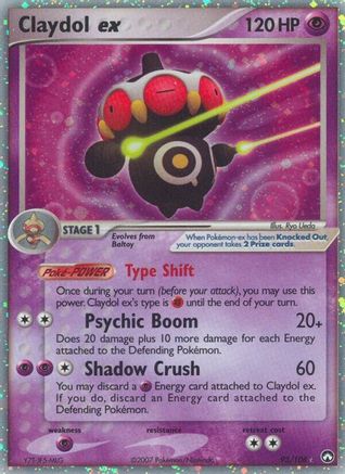 Claydol ex (93)/108 Ultra Rare Holofoil