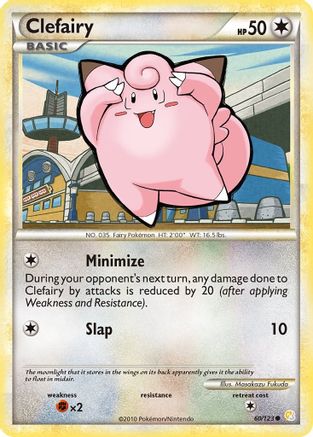 Clefairy (60)/123 Common Reverse Holofoil