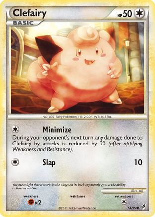 Clefairy (54)/95 Common Reverse Holofoil