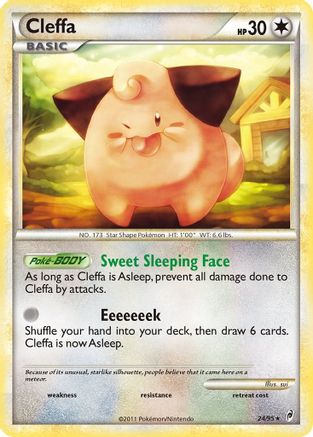 Cleffa (24)/95 Rare Reverse Holofoil