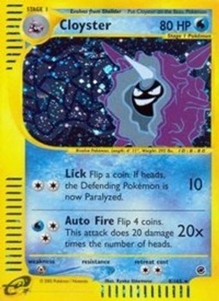 Cloyster (8) (8)/165 Holo Rare Holofoil