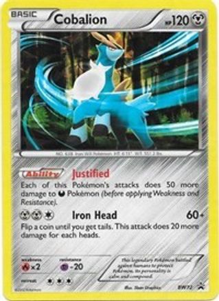 Cobalion - BW72/101 Promo Holofoil