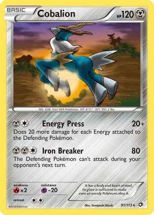 Cobalion/113 Holo Rare Holofoil