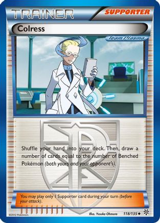 Colress (Team Plasma) (118)/135 Uncommon